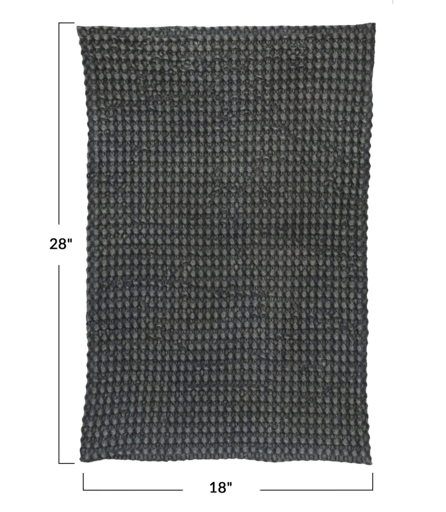 Stonewashed Cotton Waffle Weave Tea Towel