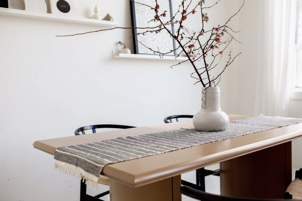 Handwoven Cotton Ethiopian Table Runner