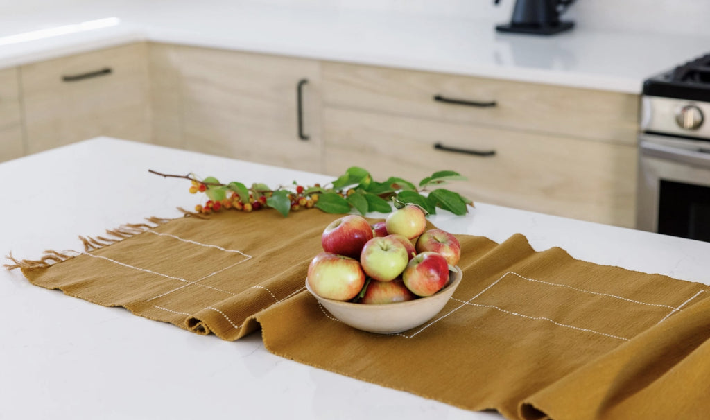 Rift Valley Handwoven Ethiopian Cotton Table Runner