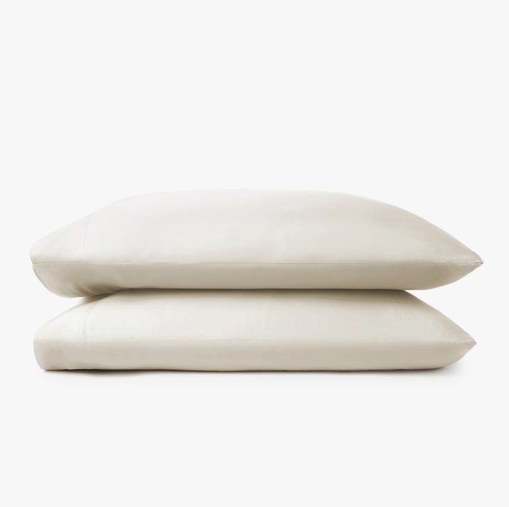 100% Bamboo Pillowcase Set, Queen, Cream