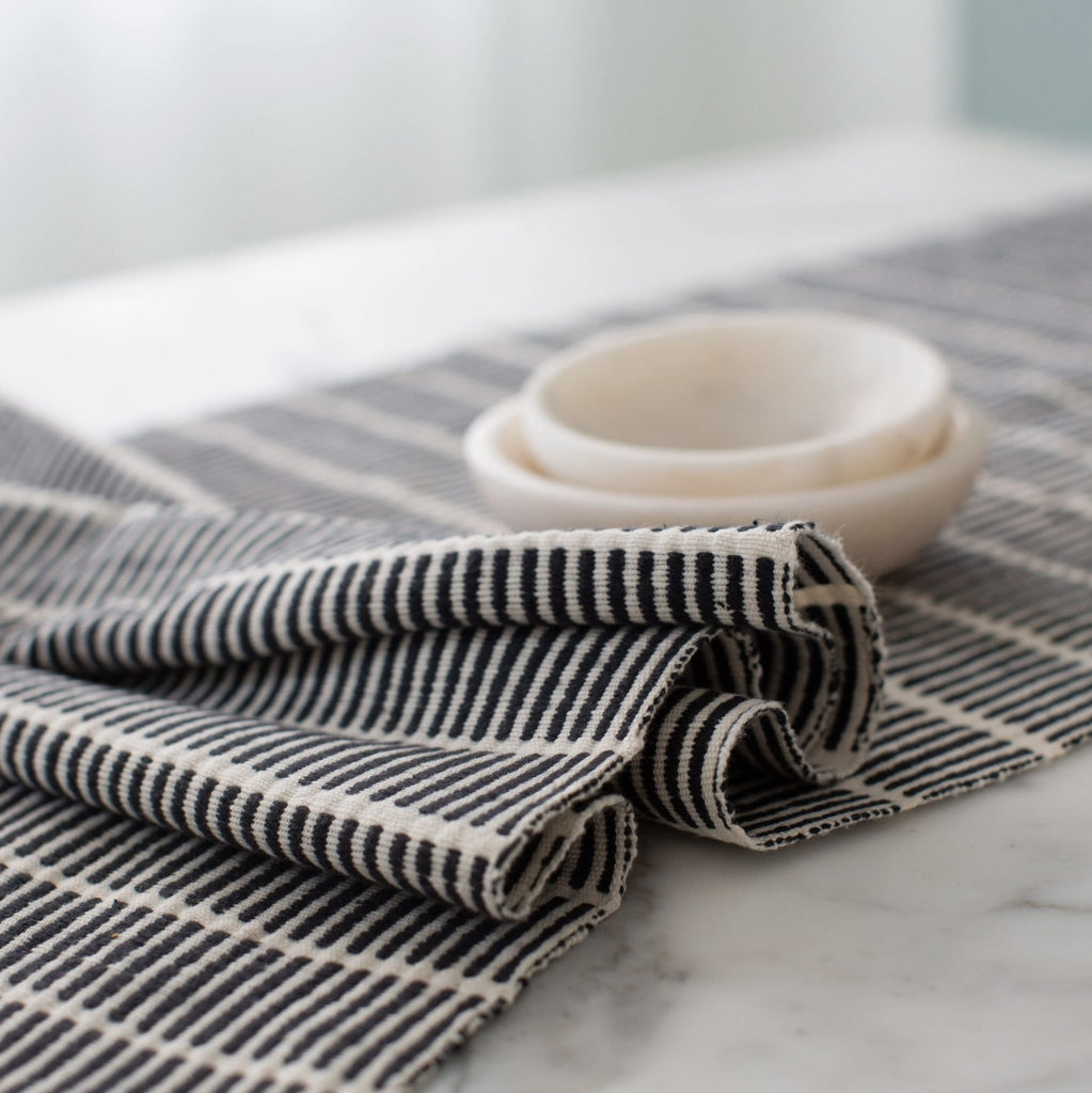 Handwoven Cotton Ethiopian Table Runner