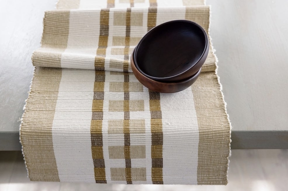 Handwoven Cotton Ethiopian Table Runner