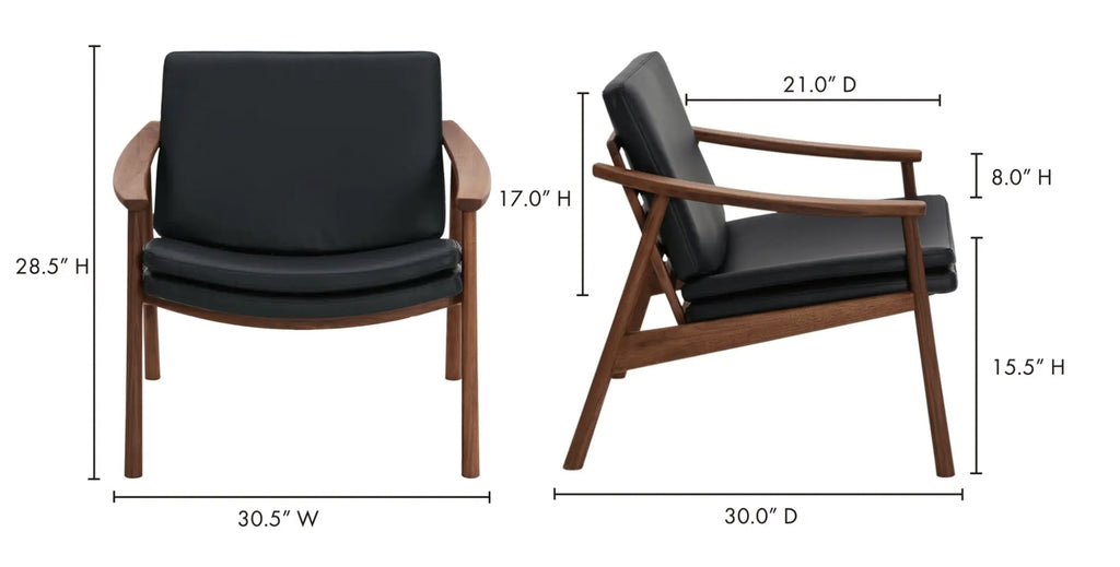 Harlowe Leather Lounge Chair