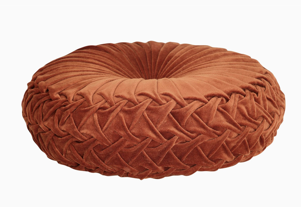 Velvet Round Handmade Pillow