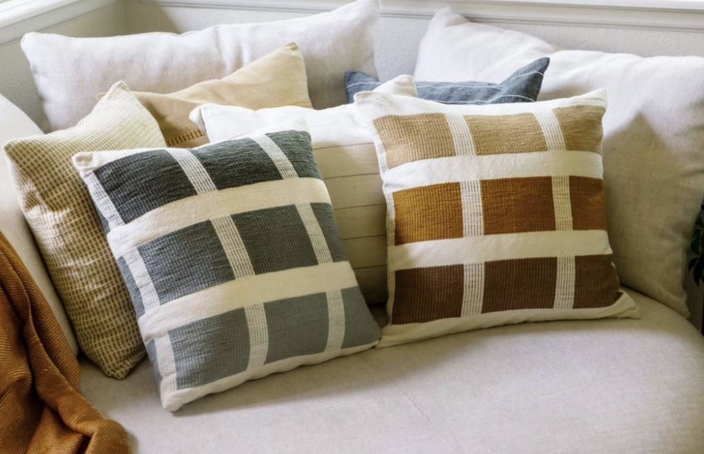 Kare Handwoven Ethiopian Cotton Pillow