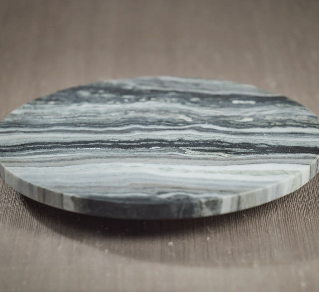Black Marble Lazy Susan