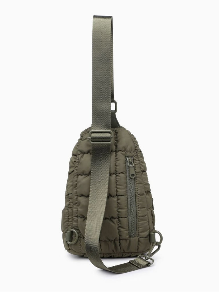 Rejuvenate Quilted Sling Backpack