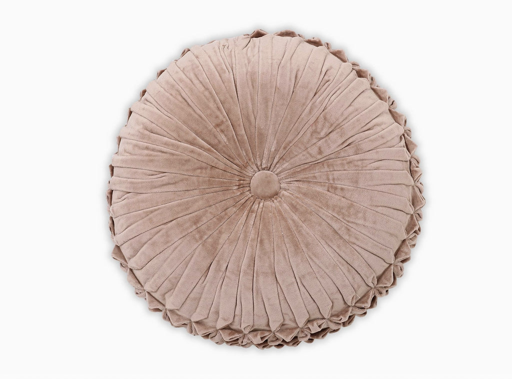 Velvet Round Handmade Pillow