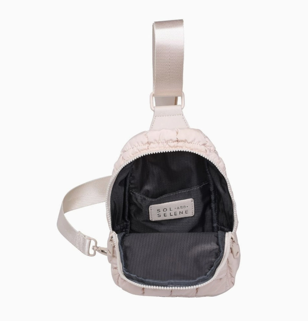 Rejuvenate Quilted Sling Backpack