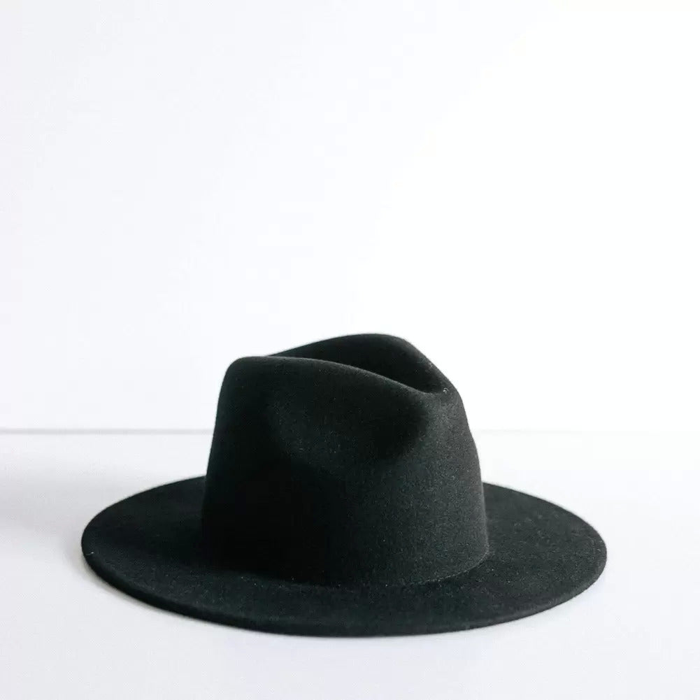 Wes Fedora with Leather Band
