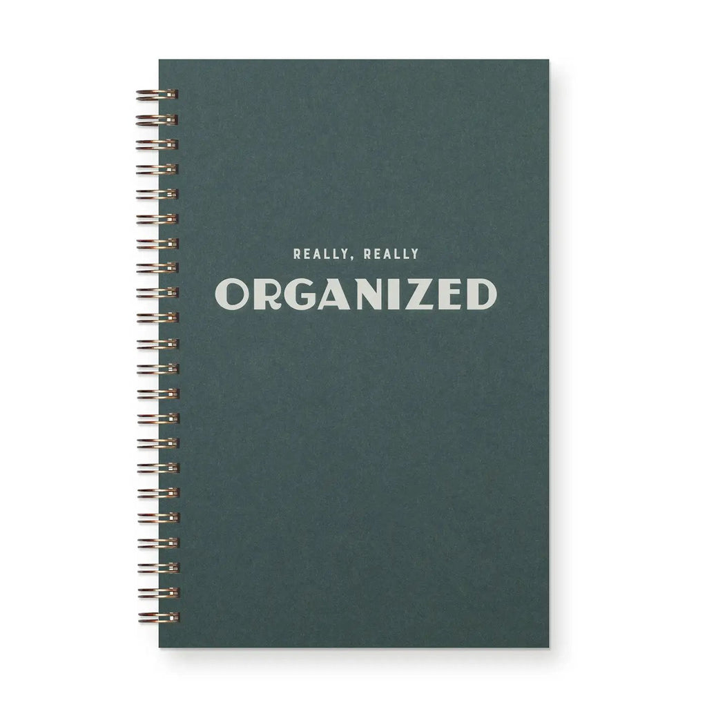 Organized Undated Weekly Planner / Forest Green