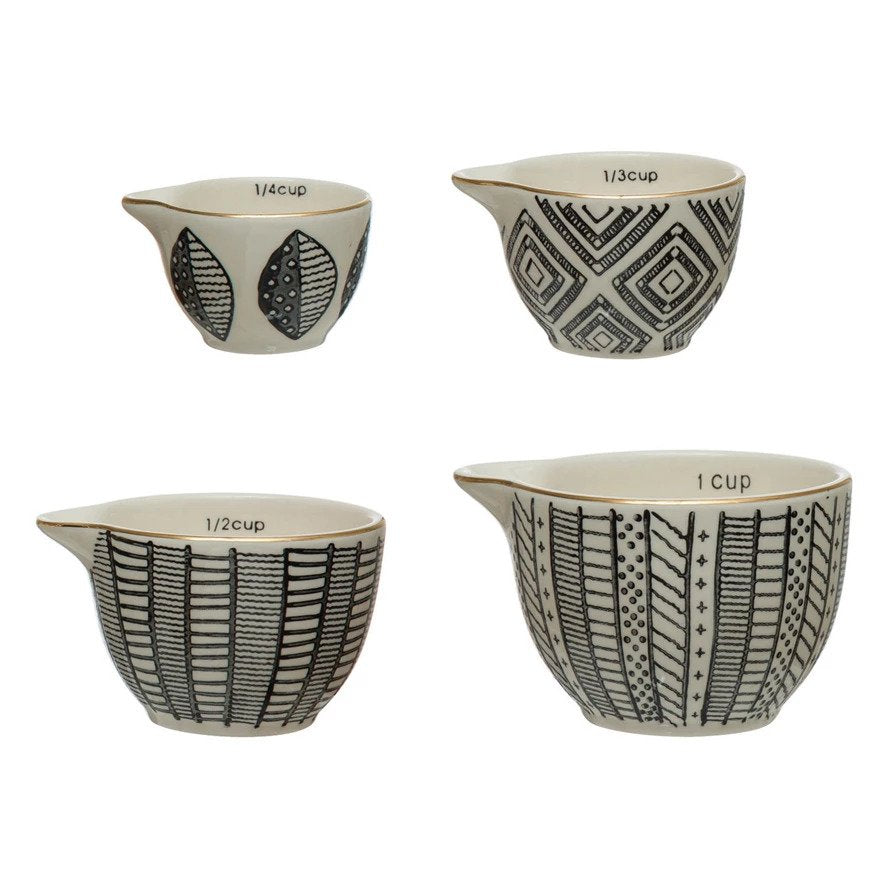 Stoneware Measuring Cups set of 4