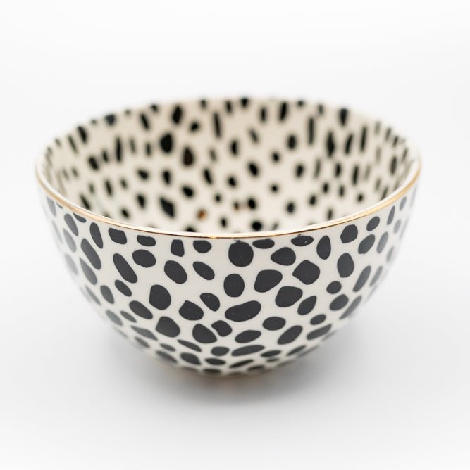 Graphic Stoneware Bowl