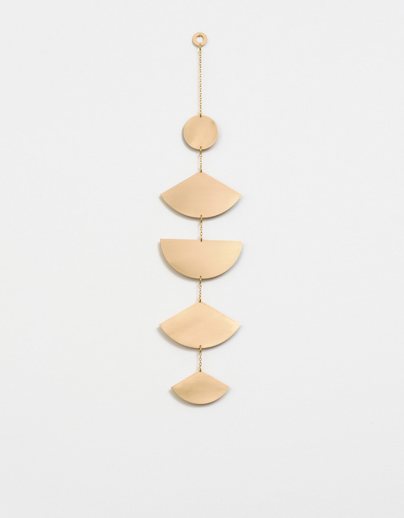 Element Wall Hanging Polished Brass