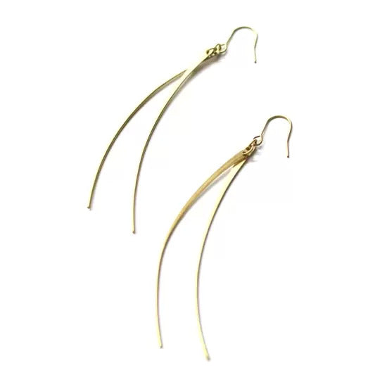 Curved Pin Earrings