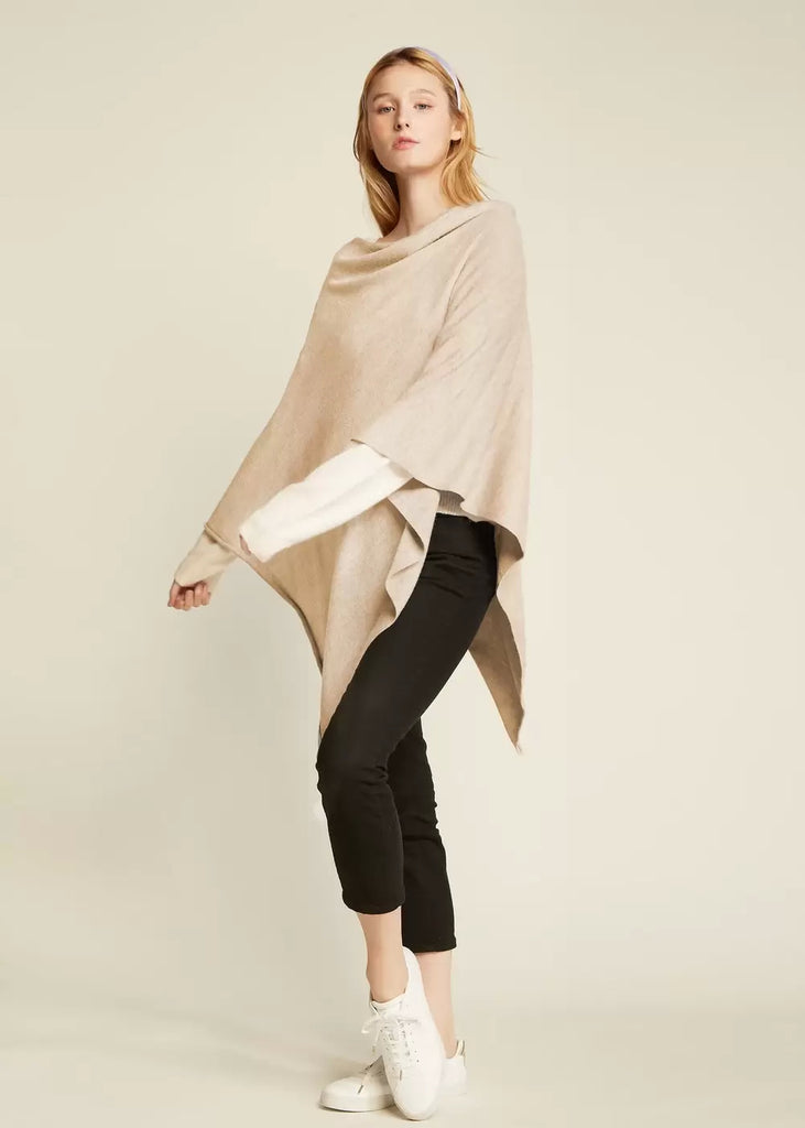 Triangular Sweater Poncho