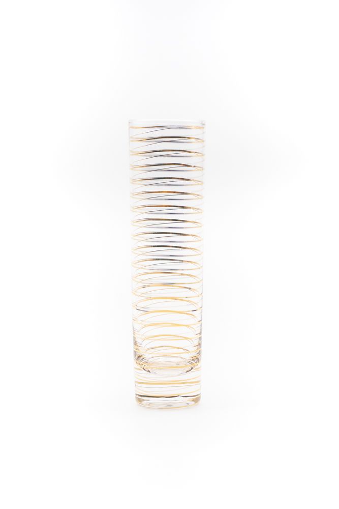 La Fete Golden Champagne Flutes