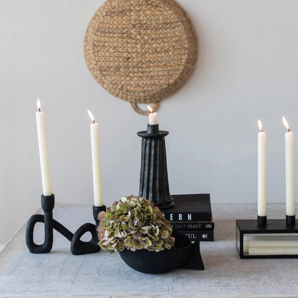 Polyresin Taper Candle Holder