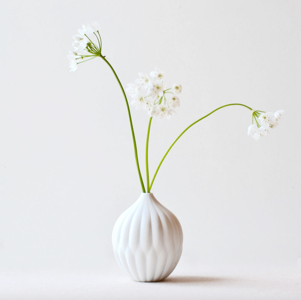 Textured Porcelain Vase