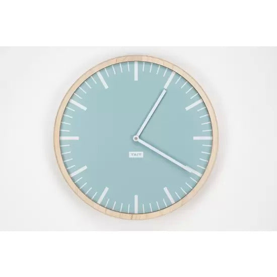 Maple and Aluminum Wall Clock