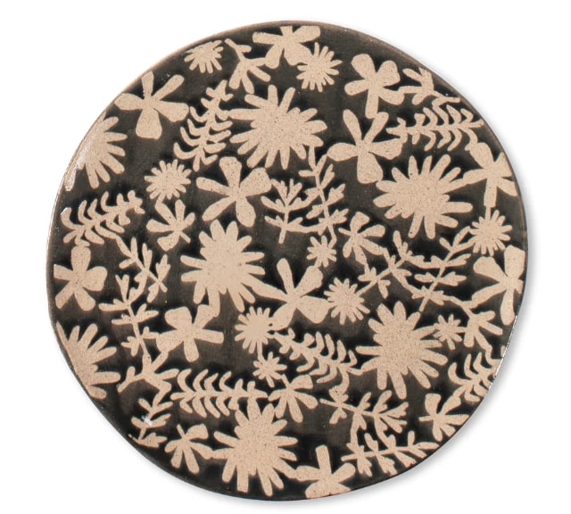 Canvas Desert Flower Dessert Plate
