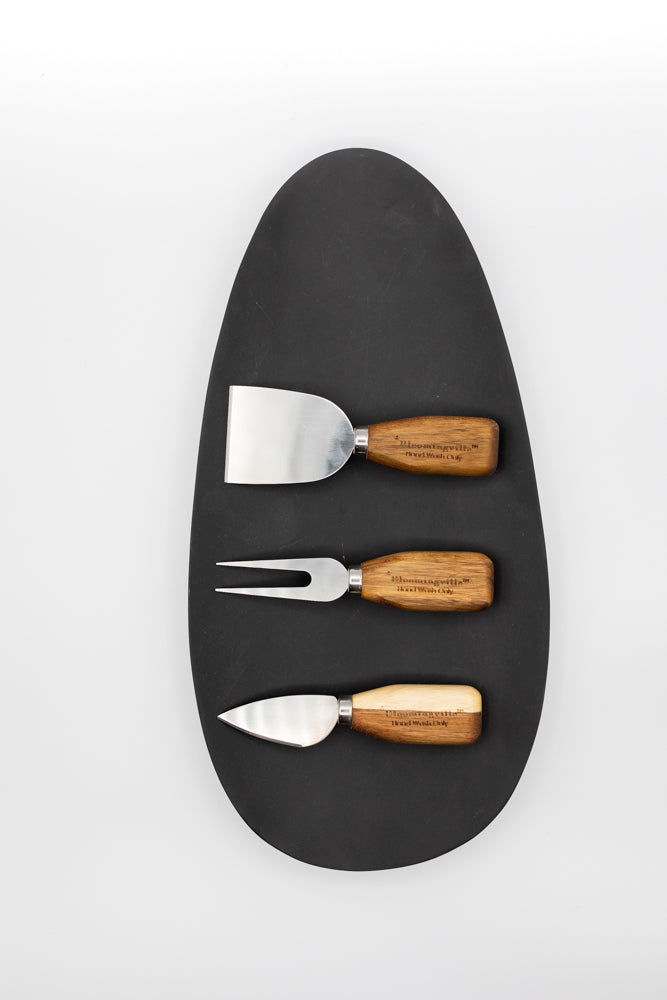 Stainless Steel & Acacia wood Utensils