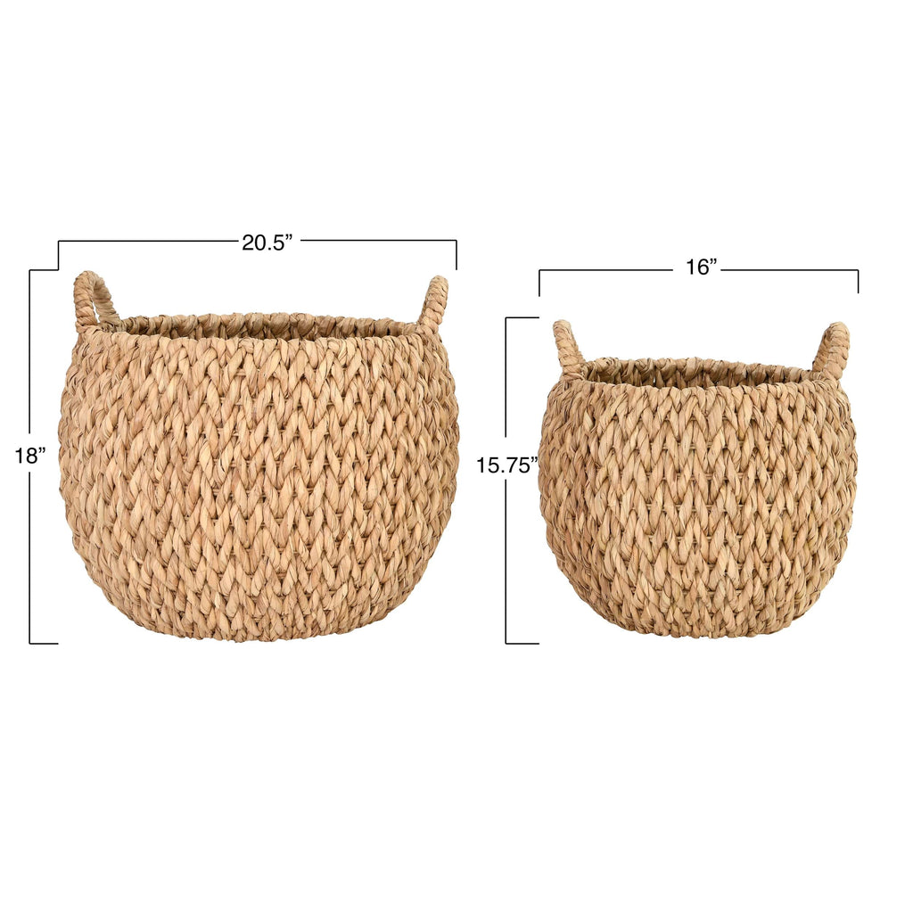 Hyacinth Woven Basket Large