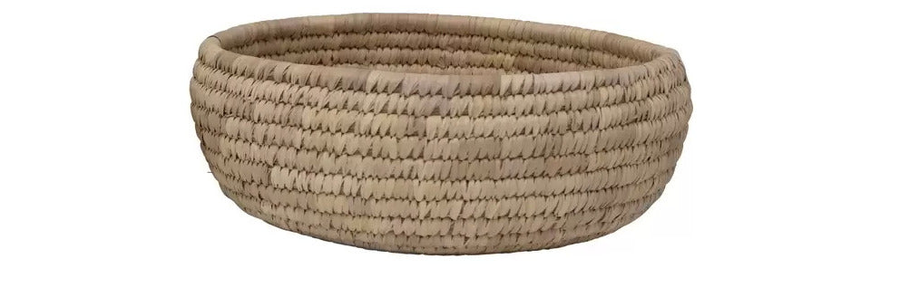 Grass and Date Leaf Basket