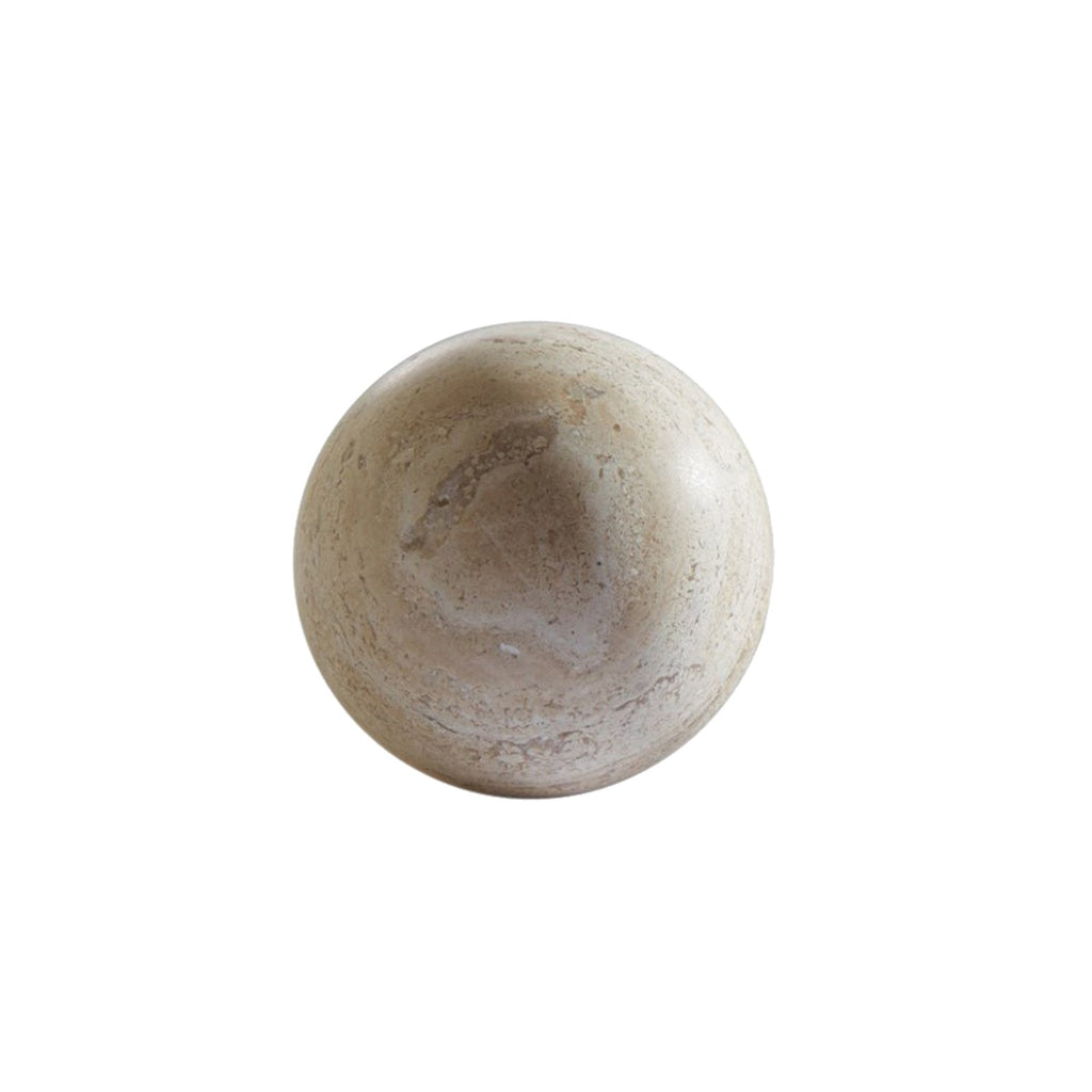 Travertine Sphere Med