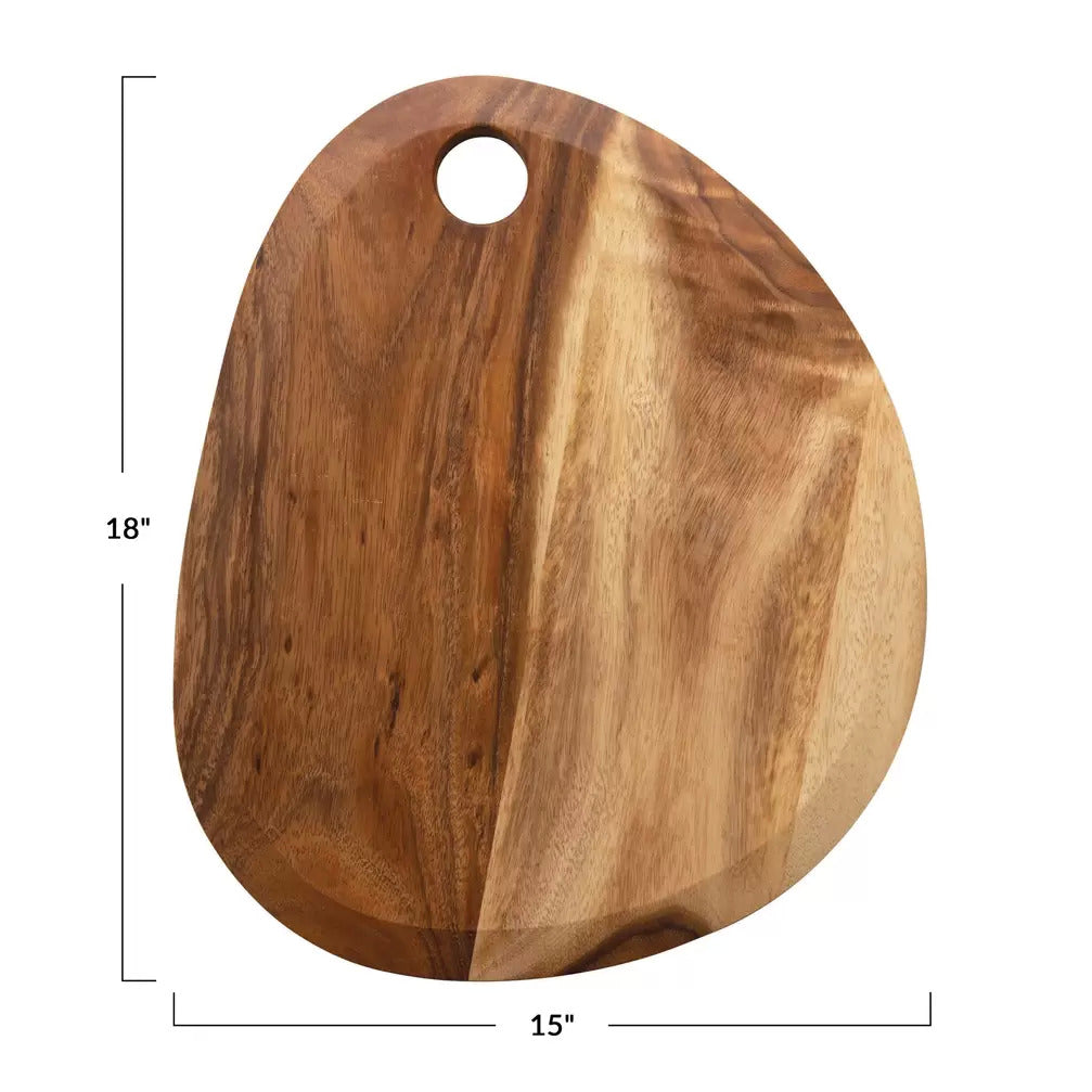Suar Wood Oval Cutting Cheese Board