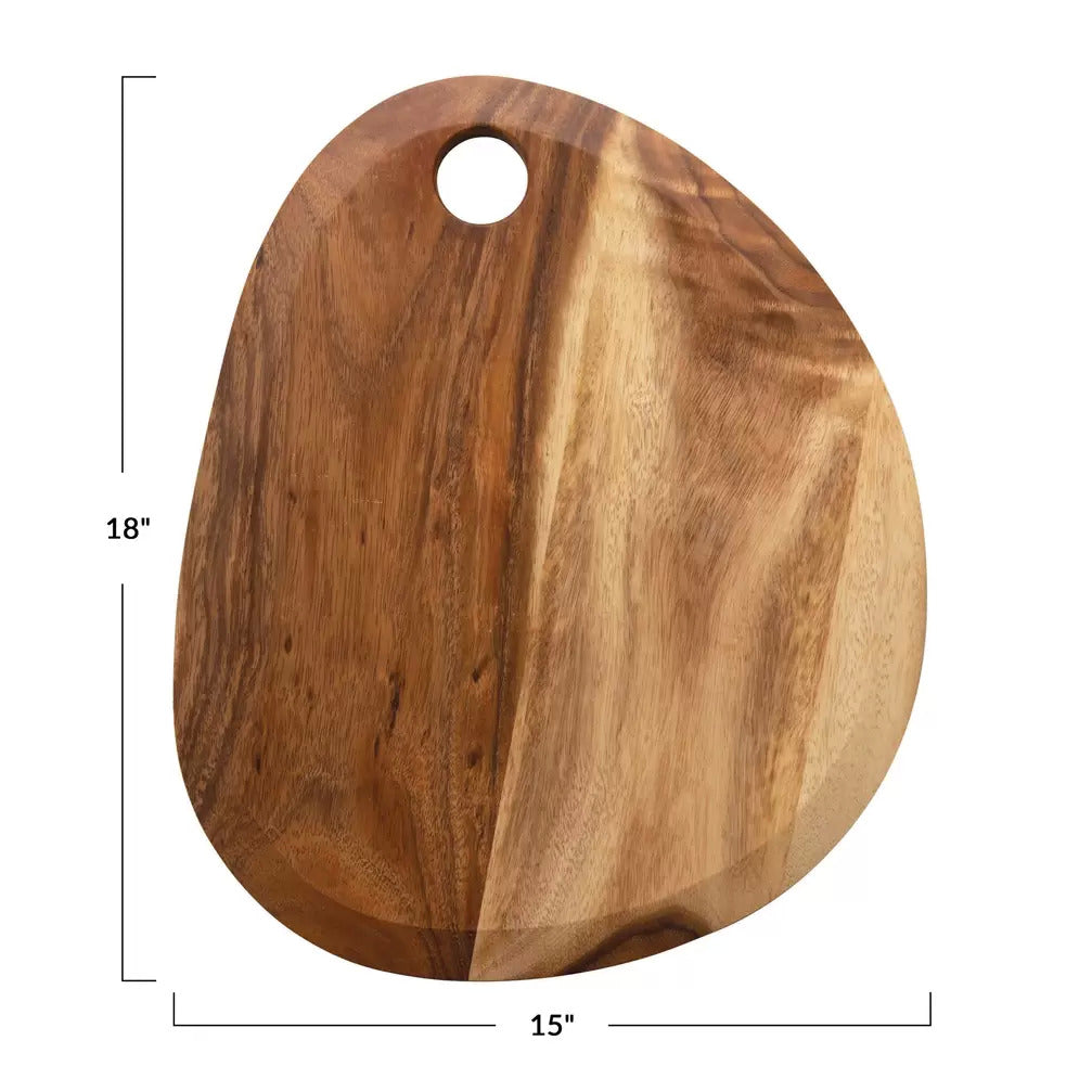 Suar Wood Oval Cutting Cheese Board
