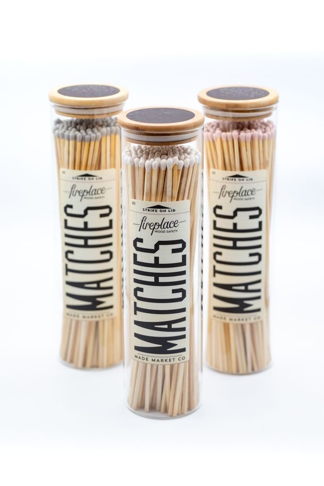 Vintage Apothecary Fireplace Matches