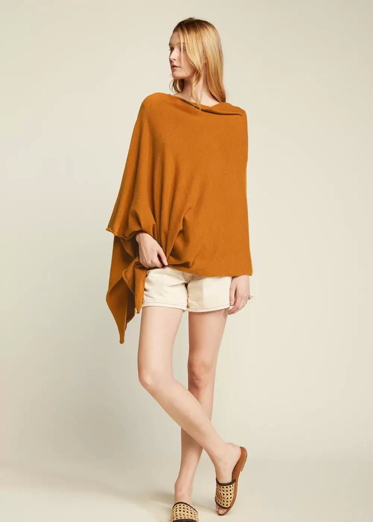 Triangular Sweater Poncho