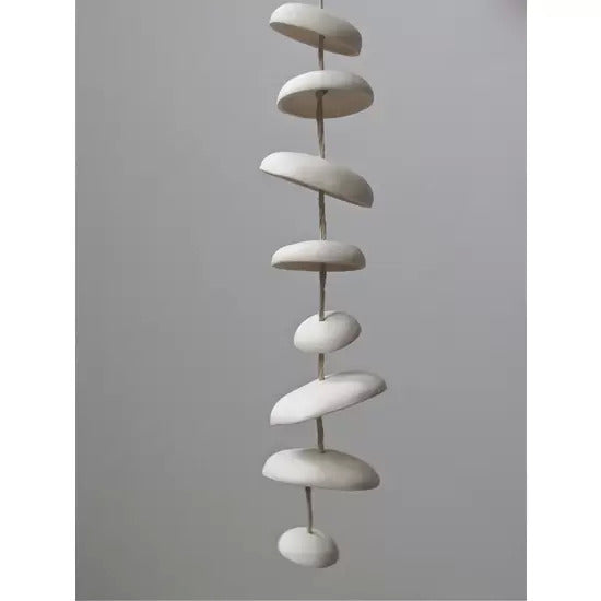 Moon Stoneware Chimes, Half Stack
