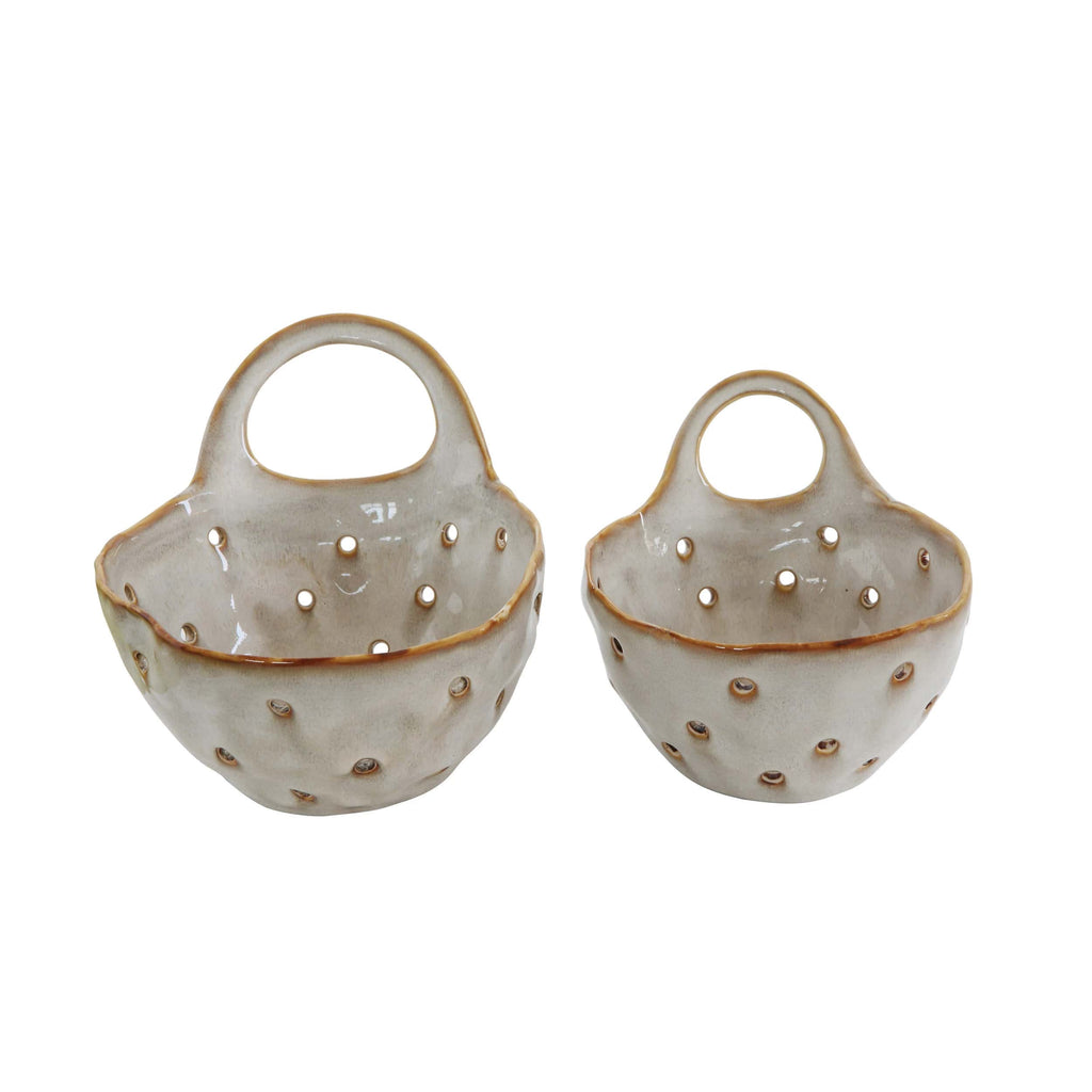 Stoneware Colander Set of 2