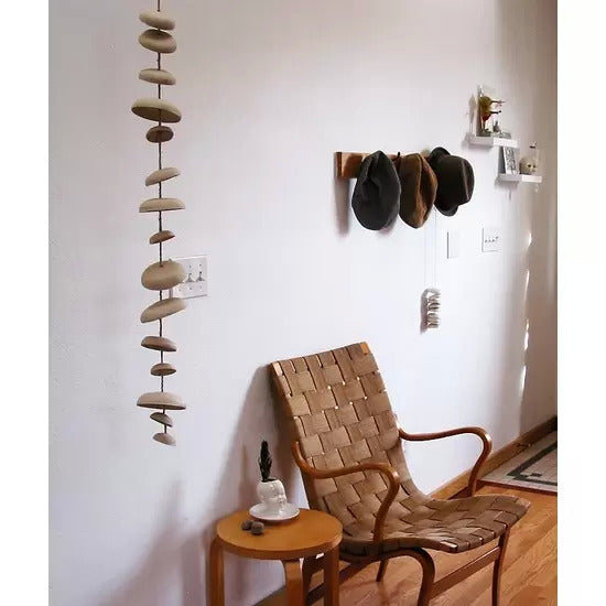 Moon Stoneware Chimes, Full Set