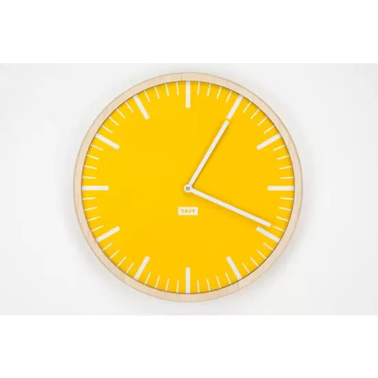 Maple and Aluminum Wall Clock