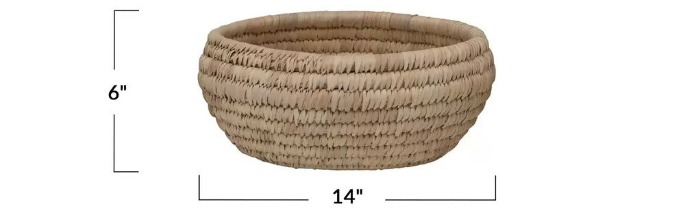 Grass and Date Leaf Basket