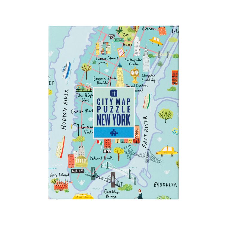 City Map Puzzle, New York