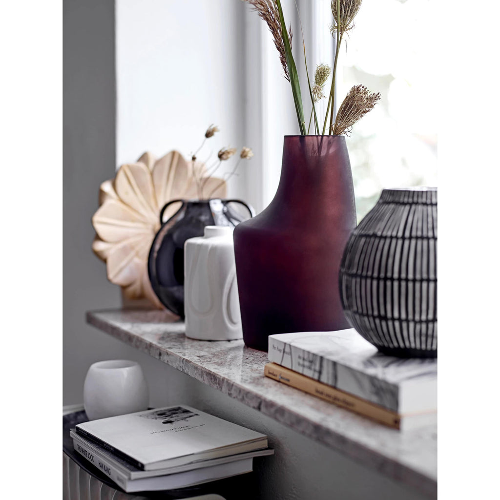 Round Stoneware Vase