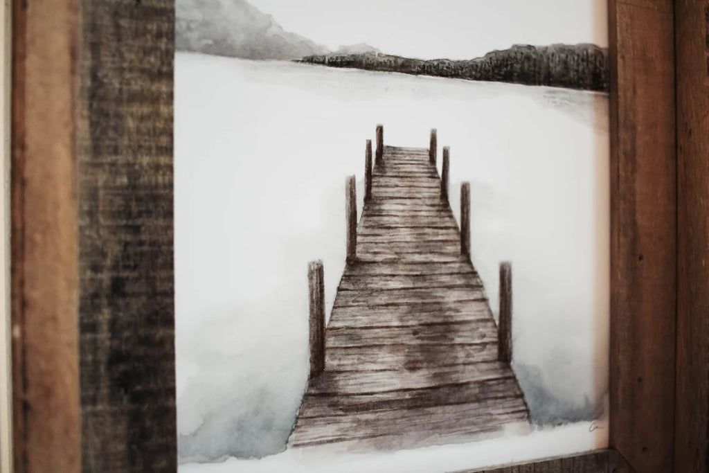 11 x 14 Dock on the Lake Print