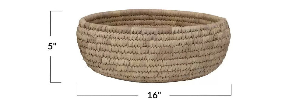 Grass and Date Leaf Basket